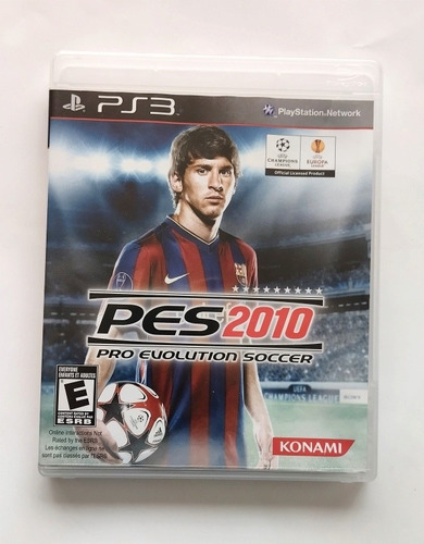 Juego Pes 2010 Pro Evolution Play Station 3 Ps3 Fisico