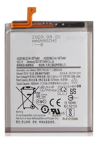 Bateria Compatible Samsung Galaxy Note 10 Lite + Kit 