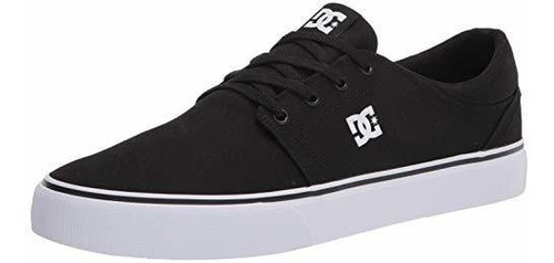 Zapatilla Skate Dc Trase Tx, Negra/blanca, Talla 13 Us