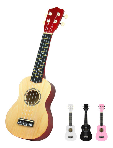 Ukelele Acustico Soprano Hecho De Madera Ukulele Aprendizaje