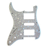 Pickguard Cool Parts Pst03hsh Zurdo Strato Nackar Blanco 