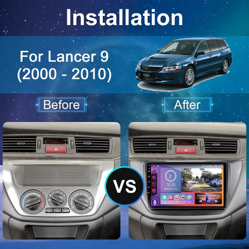 Autoradio Android Mitsubishi Lancer 2000-2010 2+32gb 4core Foto 5