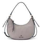 Bolsa Cross Body Nine West Ngm558373 Mujer Acabado De Los Herrajes Niquel Color Gris Color De La Correa De Hombro Gris Diseño De La Tela Liso