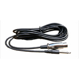 Cable Canon Hembra A Plug 6.35 Mm 5 Metros