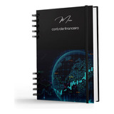 Caderno Controle Financeiro Black - Contas Organizadas 