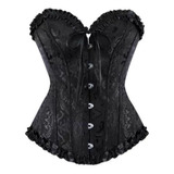 Corsé Corset Faja Victoriano Bordado Ajustable Cintura Obseq