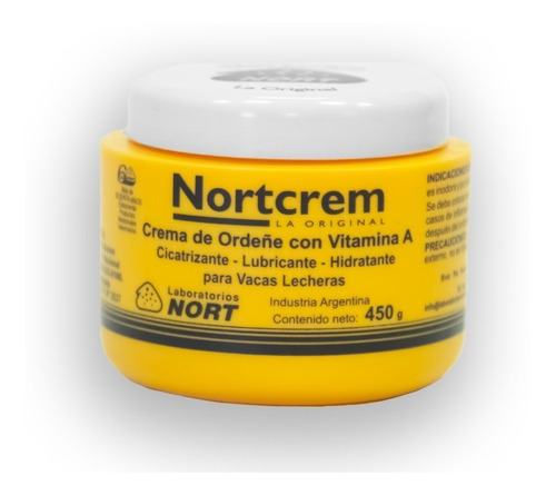  Crema De Ordeñe Vitamina A  Nort X 450gr