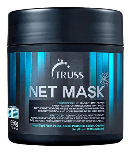 Máscara Teia Truss Net Mask Reposição E Reconstrução 550g