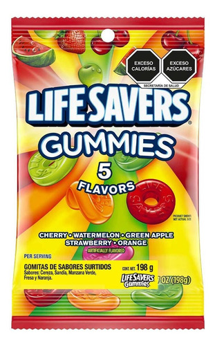 Gomitas Life Savers Sabores 198g