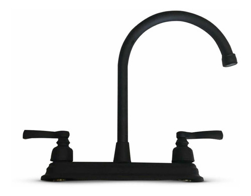 Grifo Mezcladora Fregadero Para Cocina Negro Mate Latón 8029