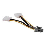 Cabo Adaptador Molex Pci Express 6 Pinos Para Placa De Video