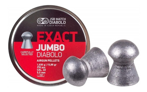 Balines Jsb Exact Jumbo Diabolo Cal 5,5 15,89gr Lata X250