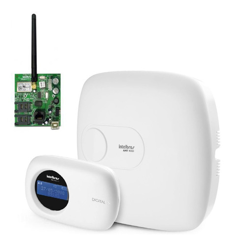 Kit Central Alarme Amt4010 Smart Intelbras Ethernet/gprs