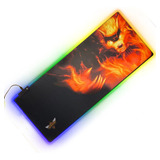 Mousepad Iluminado Personalizado Rgb Speed Fps Grande 80x30