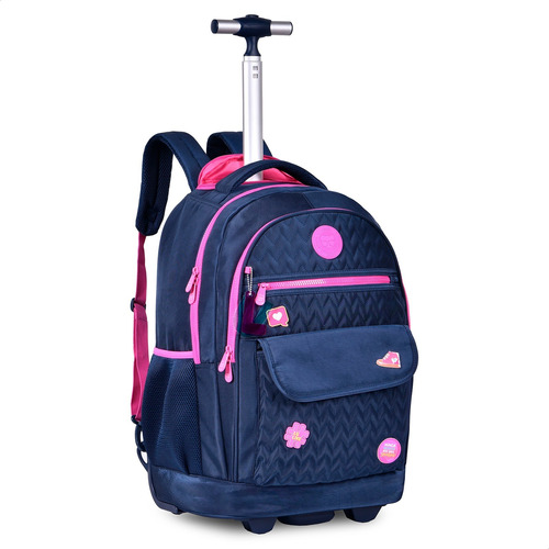 Mochila De Rodinhas Luluca Feminina Original Resistente