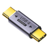 Conversor Usb C Para Adaptador Otg Tipo C Usb4 40gbps 8k 60h