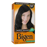 Tinte Bigen 57 Negro Suave Natural De 6 - g a $3817