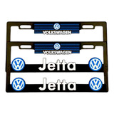 Par De Porta Placas Tridimensional Volkswagen Jetta Gli 