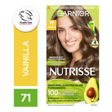 Kit De Tintura Permanente Nutrisse De Garnier Tono Tono 71 Vainilla