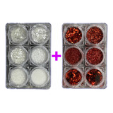 Glitter Brillos Para Decoracion Uñas X 12 Potes