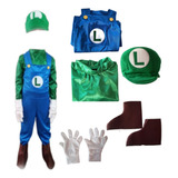 Luigi Disfraz Articulos Fiesta Infantil Temática Paq Complet