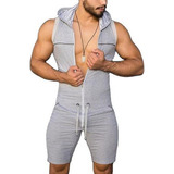 Mono Casual Con Capucha Para Hombre, Mono Sexy (s