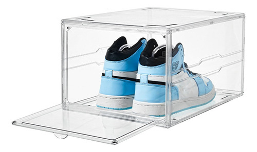 Caja De Zapatos Transparente Con Puerta De Succión Magnética