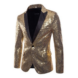 Blazer De Hombre Con Lentejuelas, Show Party