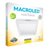 Plafon Cuadrado Blanco 24w Macroled - Pc2ww 3000k 2040lm