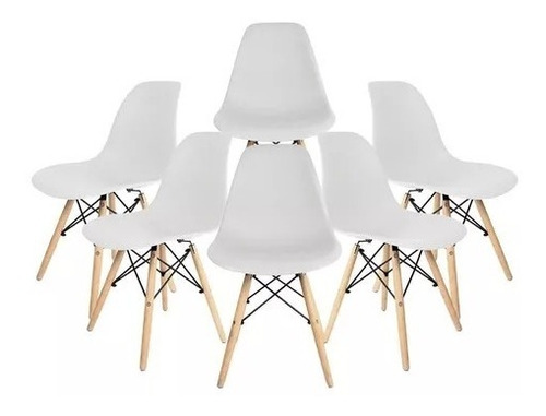 Set 6 Sillas Eames Infantil Polipropileno Stolmx