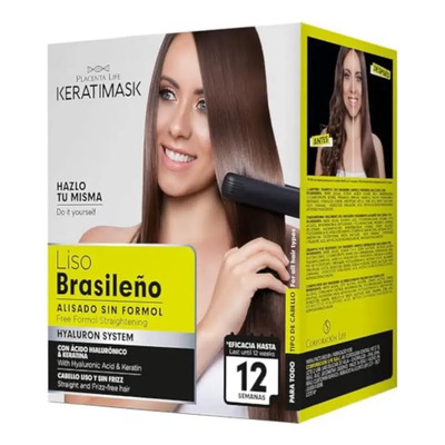 Kit Alisado Brasileño Keratimask De Placenta Life | Envío gratis