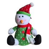 Boneco Natalino Boneco Da Neve Sentado 20 Cm Eg43