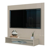 Painel Home/sala Estar Rack Tv 32 Polegadas Off White Milão