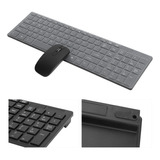 Kit Teclado Y Ratón Inalámbrico Silencioso Portátil 2.4g