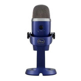 Microfone Streaming Videoconferência Usb Blue Yeti Nano Azul