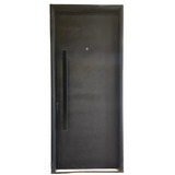 Puerta Chapa Fct Dante Negra Inyectada 90x200 Barral Negro