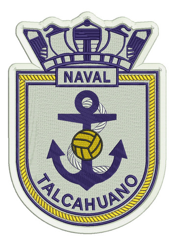 908 Club De Deportes Naval De Talcahuano Parche Bordado