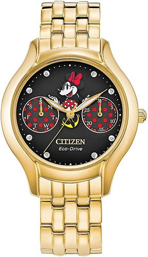 Reloj Citizen Disney Minnie Mouse Fd401855w Dama