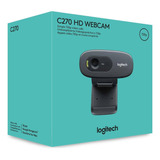 Câmera Webcam Logitech C270hd 720p Original C/ Microfone