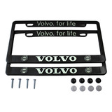 Porta Placas Volvo Reflejante Cubre Pijas Kit