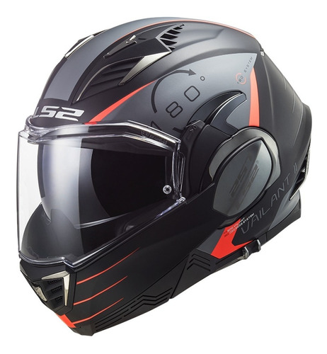 Casco Ls2 900 Valiant Ii 2 Rebatible 180 Alta Gama Kevlar Ct