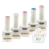 Kit Esmaltes Gel Led Uv Profissional Cores Sortidos Novo 