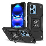 For Redmi Note 12 Pro+ 5g Rotatable Kickstand Hard Slim Case
