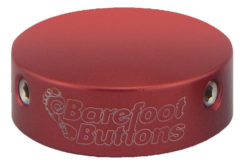 Botón V1 Barefoot V1-st-rd Para Pedal De Efecto Rojo