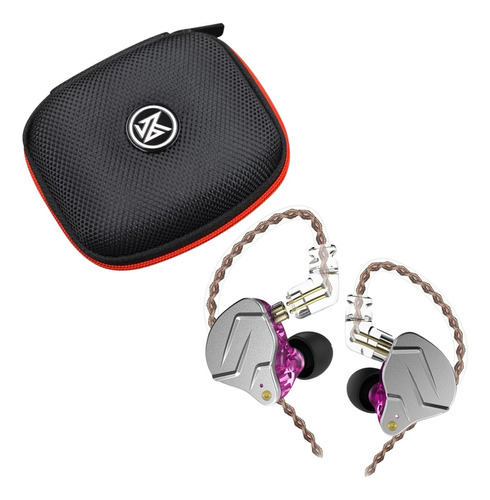 Combo Auriculares Kz Acoustics Zsn Pro + Estuche Rigido