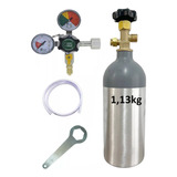 Kit Extração Chopp Regulador 1 Via Cilindro Co2 1,13kg Che