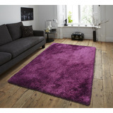 ¡tapetes Decorativos Peludos Purple Morado 1.40x2.00!!