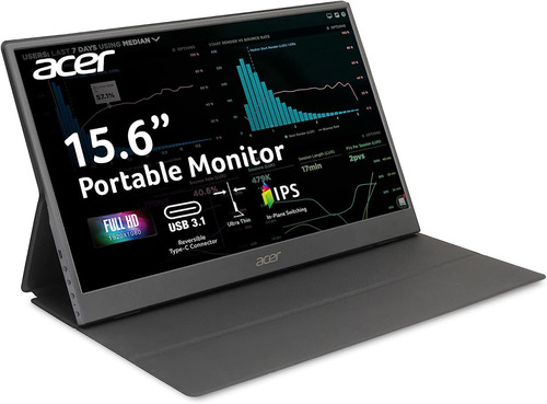 Monitor Acer Pm1 Pm161q Lcd 15.6  Negro 120v/230v