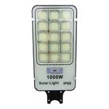 Foco Solar 1000w Poste De 420 Led En 15 Placas Solares