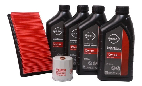 Kit Afinacion March 2014 Aceite Nissan Original 10w30